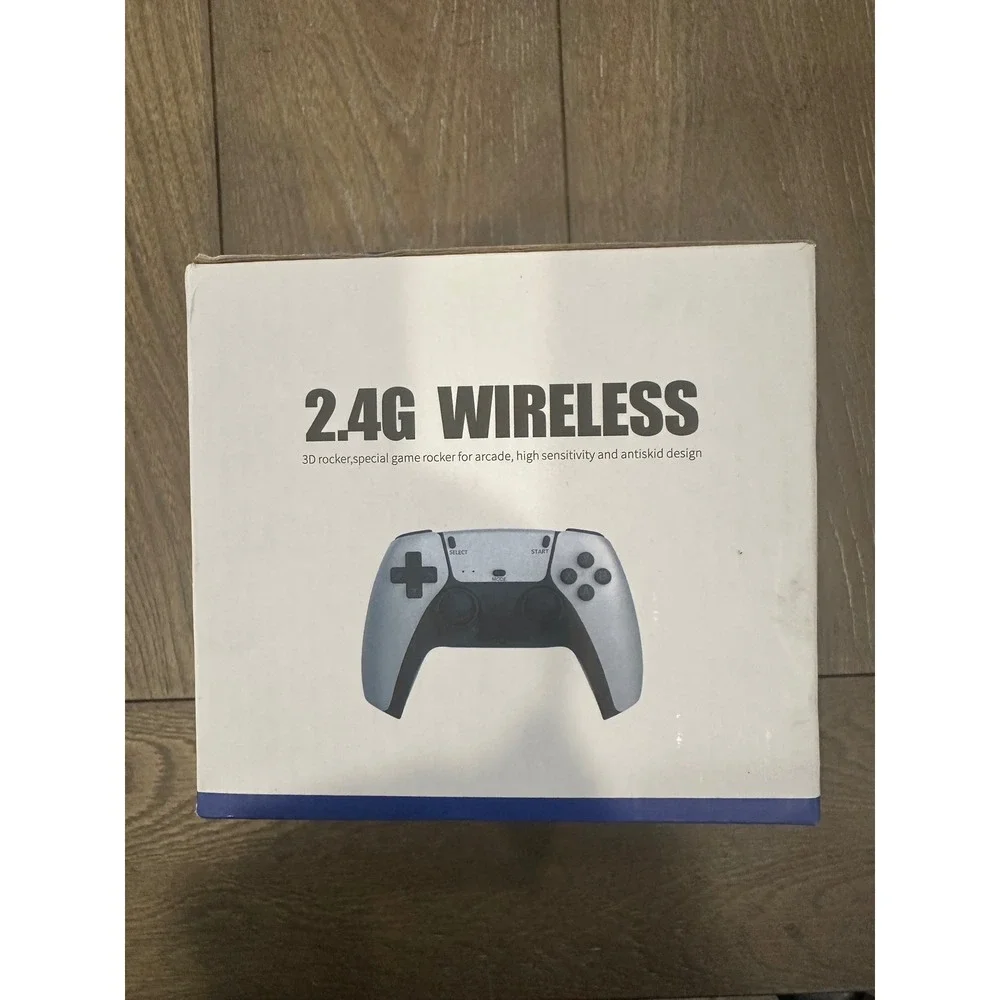 SJGAM White M15 Plus 2.4G Wireless 4K Retro Game Stick Console